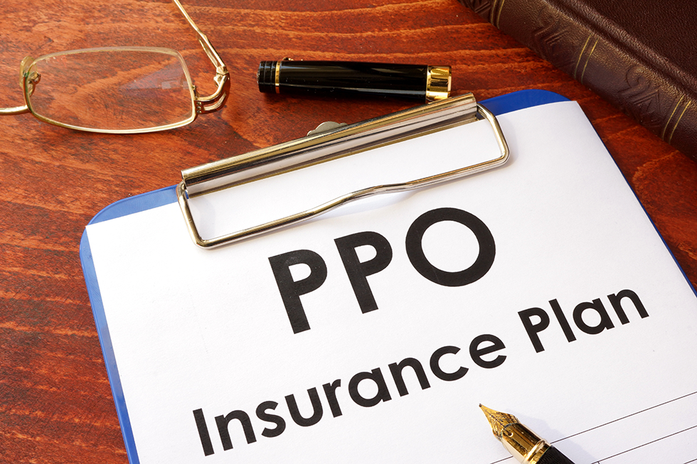 PPO-Insurance-Plan-Attached-To-A-Clipboard