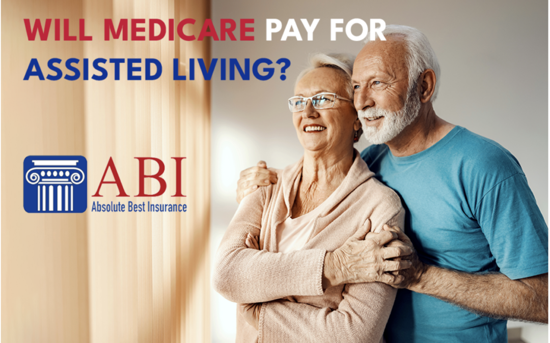 A senior couple in their home wondering, Will Medicare pay for assisted living?