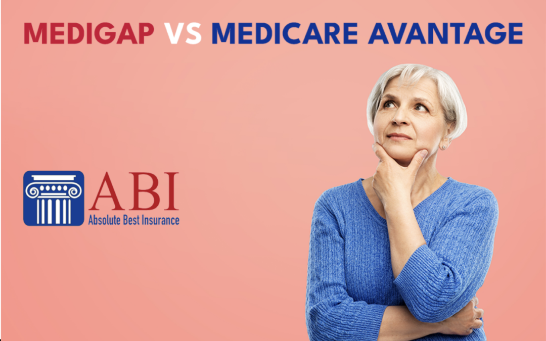 A senior woman deciding on Medigap vs Medicare Advantage to choose the best coverage for her