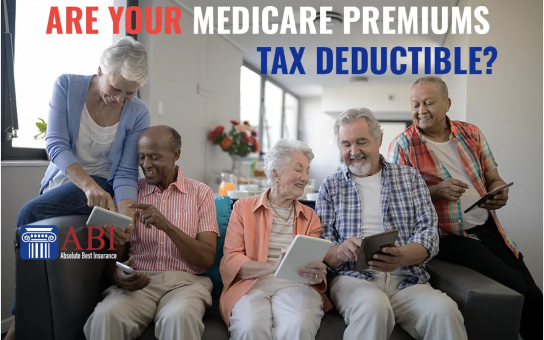 A group of seniors comparing notes on whether Medicare premiums are tax deductible.