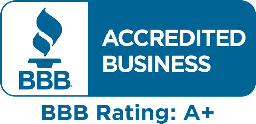 The A+ rating logo from the BBB.